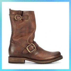 Frye Veronica Slouch Short Boot, Brown, sz 8